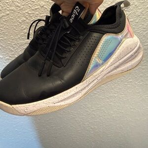 Stylish Black and Iridescent Men's Sneakers